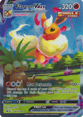 Flareon VMAX SWSH180 NM Alternate Art Promo