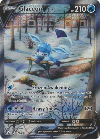 Glaceon V 175/203 NM Alternate Art