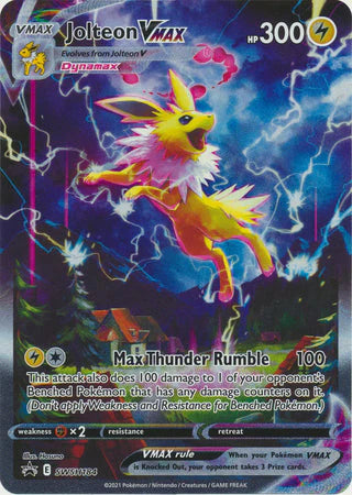 Jolteon VMAX Alternate Art NM Promo SWSH184